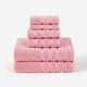 thumbnail image 1 of XmhyTop-A Juego de 6 toallas de algodón suaves y absorbentes para el baño, color rosa, 1 of 5