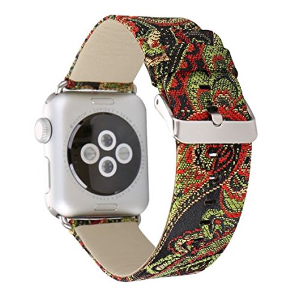 Pantheon Pantheon Designer Leather Apple Watch Replacement Band For Women Over 30 Strap Variations For The 38mm Or 42mm Fits Apple Iwatch Se 6 5 4 3 2 1 And Nike
