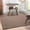 Brown-white-3' x 5' (Rectangular), variant on 4x6 Area Rugs For Living Room Soft Modern Memory Foam Bedroom Rug Washable Indoor Low Pile Minimalist Non Slip Carpet Dorm Home Decor Brown And White