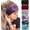 Pattern A, variant on Wide Headbands Knotted Turban Headband Floral Non Slip Elastic Hairbands Workout Wraps Yoga Hair Scarfs Boho Fashion Hair Accessories for Women 6 count (Chic)