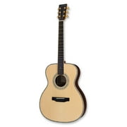Zager Smaller "OM" Size ZAD900 Solid Spruce/Rosewood Acoustic Guitar - Natural Finish