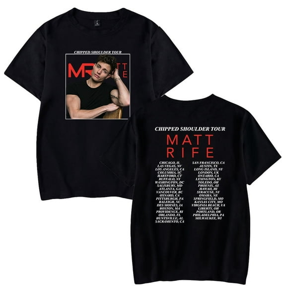 Matt Rife Merch Tour T-shirt women's men's fashionable round neck short sleeved T-shirt top