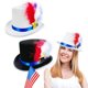 thumbnail image 1 of Sombrero Del Día de La Independencia, Decoración Festiva con Penacho Rojo, Blanco y Azul, Accesorio Brillante para Fiestas, Accesorio Versátil para Desfiles y Celebraciones, Espíritu Festivo., 1 of 6
