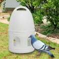 thumbnail image 6 of Bird Water Drinker/ Quail Parakeet Dove Parrot Water Dispenser Feeder with Hanging Handle/ Bird Cage Accessories Waterer Large Capacity/ White 5L, 6 of 9