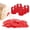 Red, variant on MT Products White Plastic Bread Clips 7/8" x 1 1/8" - Disposable Bread Ties - Pack of 500