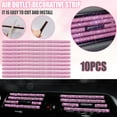 thumbnail image 4 of AIRKOUL 27 Pcs Bling Car Accessories Set for Women, 15 Inch Steering Wheel Covers, Universal Reinestone Vehicle Decorations, Pink, 4 of 9