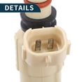 thumbnail image 4 of Inyector de combustible para Suzuki XL-7 2.7 2002-2006 Coincidencia de flujo No.15710-52D00 Boquilla de combustible Beige 1 Pc, 4 of 7
