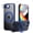 Blue, variant on Dteck 3 in 1 Case for iPhone 16e / iPhone 17e,Shockproof Translucent Matte TPU+PC Case with Camera Lens Protector+ Tempered Glass Screen Protector Magnetic Stand Compatible with Mag-Safe Cover,Clear