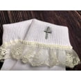 thumbnail image 2 of Baby Girls Lace Frill Cross Socks Baptism Christening  12-18M, 2 of 2