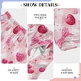 thumbnail image 4 of Kids' Pajama Pants Soft Relaxed Fit Sleep Pants Lounge Pants with Pockets Cherry and Pink Bow Pattern X-Large, 4 of 9
