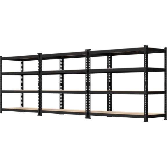 TrumanPick Storage Shelves 4 Tier 40"W×20"D×59"H Metal Heavy Duty Garage Storage Rack Utility Shelving Unit Adjustable for Kitchen Pantry Warehouse