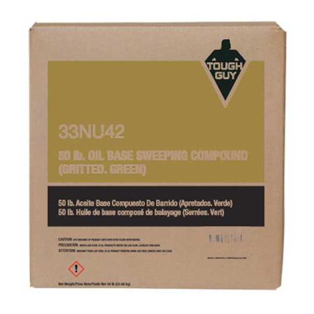 Grit Oil Base Sweeping Compound - TOUGH GUY 33NU42 Sweeping Compound Oil Based with Grit