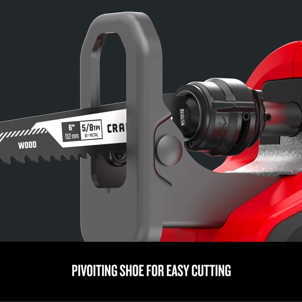 ​​ V20 Reciprocating Saw, Cordless, 3,000 RPM, Variable Speed Trigger, Quick Easy Blade Change, Bare Tool Only (CMCS300B)