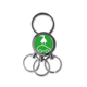 thumbnail image 1 of Llavero Unbranded Anillo de Metal de Acero Inoxidable Clip Auto, 1 of 3