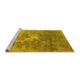 thumbnail image 2 of Ahgly Company Machine Washable Indoor Rectangle Oriental Yellow Industrial Area Rugs, 6' x 9', 2 of 4