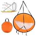 thumbnail image 4 of WRITWAA 1ensemble Canot Kayak Pliable Voile Orange Polyester Taffetas Résistant avec Fenêtre Transparente, 4 of 8