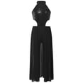 thumbnail image 4 of iiniim Girls Sparkly Ballet Leotards Ballroom Dancing Outfit Shiny Jazz Latin Dance Dress Gymnastic Tutu Skirt Black 16, 4 of 7