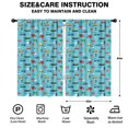 thumbnail image 2 of Blackout Kids Curtains,Cartoon Traffic Vehicles Signs Blue Pattern Childrens Insulated Curtains Set Of 2,Bedroom Essentials,Toddler Room Decor 52"x84", 2 of 5