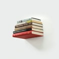 thumbnail image 4 of Umbra Conceal Large Floating Metal Wall Shelves, Set of 3 Silver, 4 of 13