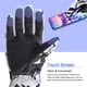 thumbnail image 4 of Guantes de esquí cálidos de invierno Forro polar A prueba de viento Pantalla táctil Deportes Ciclismo, 4 of 7