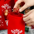 thumbnail image 3 of Christmas Velvet Drawstring Pouch - Santa Candy Gift Snack Wrapping, Xmas Party Favor & Jewelry Storage Bag, 5pc Random Pattern, 3 of 8
