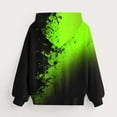 thumbnail image 6 of Atogsazn Kids Boys Oversized Hoodies Children Casual Gradient Fleece Long Sleeve Pullover Sweatshirt Fall Winter Tops 04-Green 9-10 Years Fashion, 6 of 7