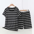 thumbnail image 2 of 2 Piece Outfits Summer Sets,Womens 2 Piece Lounge Sets Casual Crewneck Short Sleeve Loose Fit Tank Top Elastic Waisted Shorts Matching Outfits 2026, 2 of 5