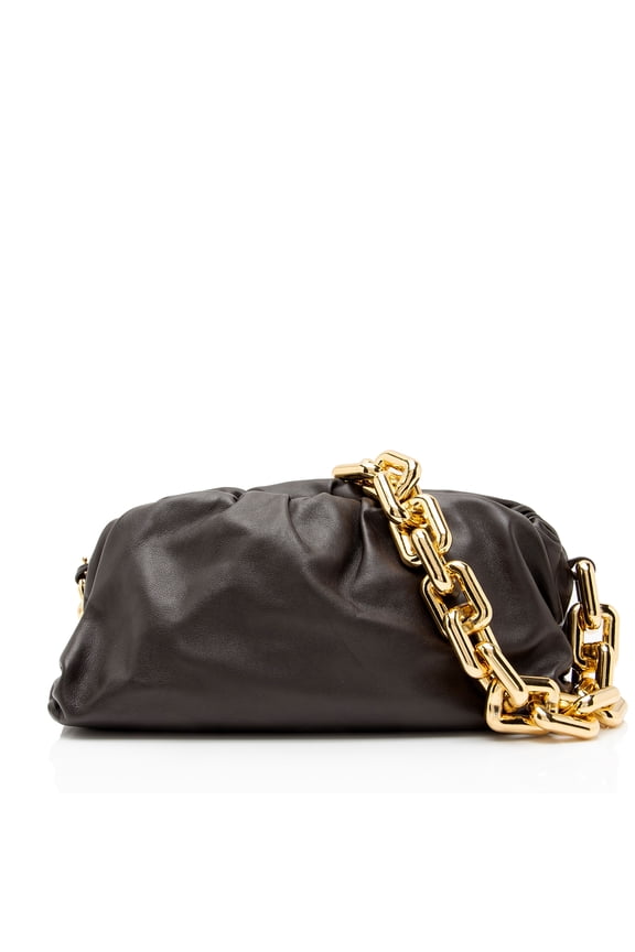 Pre-Owned Bottega Veneta Calfskin The Chain Pouch