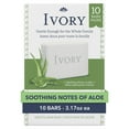 thumbnail image 1 of Ivory Gentle Bar Soap Aloe Scent (10 Bars), 1 of 15