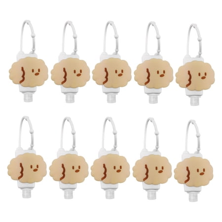 TIHLMK 10pcs Hand Sanitizer Dispensing Portable Hang Dispenser 30ML