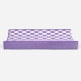 thumbnail image 6 of Bacati - Mix N Match Chevron/Dots Purple Girls Quilted Changing Pad Cover, 6 of 23