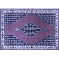 thumbnail image 1 of Ahgly Company Indoor Rectangle Persian Blue Traditional Area Rugs, 5' x 7', 1 of 4