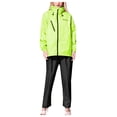 thumbnail image 1 of Ladies Lightweight Hooded Rain Poncho Coat Adjustable Drawstring Pockets - Breathable Windbreaker, 1 of 7