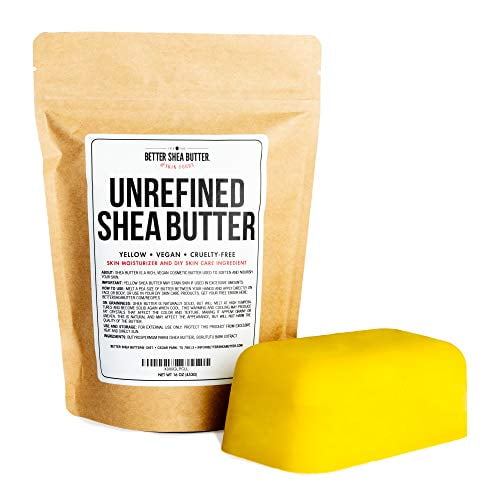 Yellow Shea Butter Raw, 100 Pure, Unrefined, Fresh Moisturizing