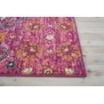 thumbnail image 4 of Nourison Passion Fuchsia 1'10" x 6' Area Rug, Boho, Moroccan, Bed Room, Living Room, Dining Room, Kitchen, , Easy Cleaning, Non Shedding (6' Runner), 4 of 6