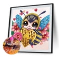 thumbnail image 2 of Cuadros Decorativos 5D DIY parcial especial en forma de taladro diamante pintura abeja decoración del hogar (LY006) Wdftyju de costura negro 4 estilos, 2 of 9