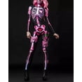 thumbnail image 1 of Disfraz de fantasma aterrador para mujer, mono de diablo Sexy, esqueleto de rosa, fiesta de carnaval, Día de los muertos, 1 of 3