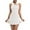 White, variant on Kaemgyyd Womens Zip Front Tennis Dress Collared Bodycon Racer Back Sleeveless Workout Golf Dresses Build in Shorts