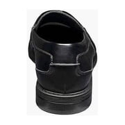 Mens Nunn Bush Lincoln Moc Toe Penny Loafer Shoes Leather Black Multi 85538-009