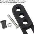 thumbnail image 4 of -1 Set Boat Telescoping Ladder Strap, Marine Grade Secure Retaining Rubber Latch Band with 3 Adjustable Mounting Holes for 2-Step or 3-Step Ladder (6 Inch), 4 of 5