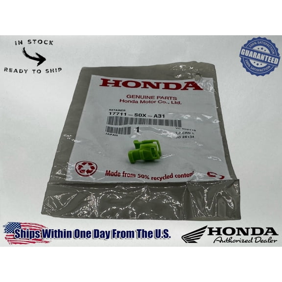 Honda OEM TRX680 420 700XX VT1300 Retainer Green 17711-S0X-A31