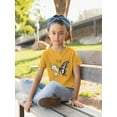thumbnail image 2 of Free To Fly Butterfly Daisy T-Shirt Juniors -Image by Shutterstock,  Large, 2 of 4