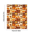 thumbnail image 3 of SLYNSHome Fall Throw Blanket Patchwork Pumpkin Maple Leaf Print Soft Flannel Fleece Cozy Lightweight Decorative Blanket For Couch Sofa Bed Thanksgiving Holiday Home Decor, 3 of 7