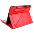 thumbnail image 3 of Allytechgroup Portfolio Carrying Bag Case for Samsung Galaxy Tab S9 FE Plus/ S9+ 12.4", Document Notes Pocket Stand Shoulder Strap Protective Case Cover for Galaxy Tab S9 FE +/ S9+, Red, 3 of 5