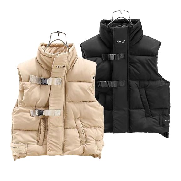 Esaierr Baby Boys Girls Winter Cotton Vest Coats for Kids Lightweight Warm Sleeveless Jacket Puffer Waistcoat Padded Gilet 1-9T