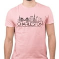 thumbnail image 2 of Skyline Charleston South Carolina Shirt Unisex Small Pink, 2 of 5