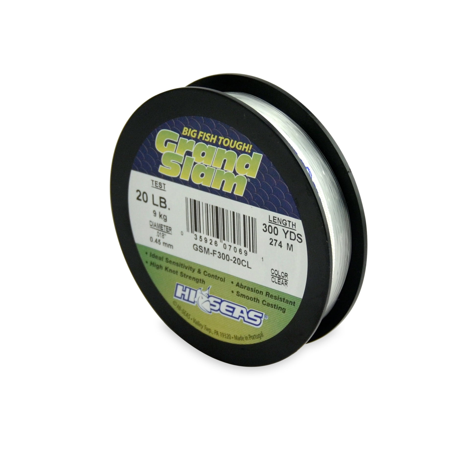 American Fishing Wire Grand Slam Clear Monofilament Fishing Line, 6 lb