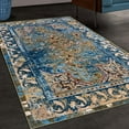 thumbnail image 2 of Superior Angeles Overdyed Non-Slip Indoor Runner 2'7" x 8', Green/ Beige, 2 of 5