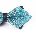 thumbnail image 4 of Men's Pre-Tied Sequin Bow Tie, Adjustable Glitter Bowtie, Wedding Party Accessories, Formal Event Bow Tie, Clip-On Sparkly Bowtie, Prom Night Bow Tie, Elegant Evening Wear - Sky Blue, 4 of 4