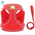 thumbnail image 2 of Deago Dog Harness and Leash Set - No Pull & No Choke Adjustable Reflective Pet Harness Walking Breathable Mesh Dog Vest for Small Medium and Large Dogs, Cats (S, Red), 2 of 11